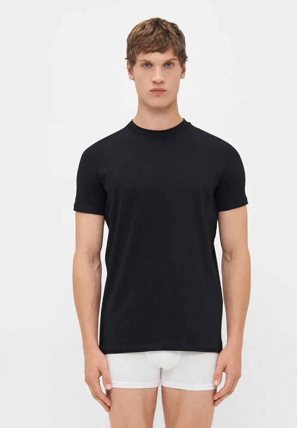 Новый базовый комплект из 3 футболок с логотипом Dsquared2, Black — фото 2