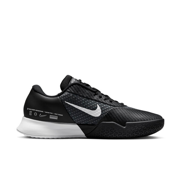 Кроссовки Court Air Zoom Vapor Pro 2 HC Nike, черный — фото 2