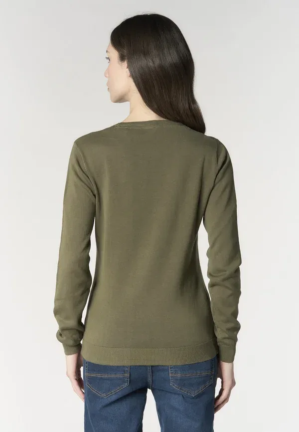 Джемпер хлопковый Jumper U.S. Polo Assn., Green, зеленый — фото 3