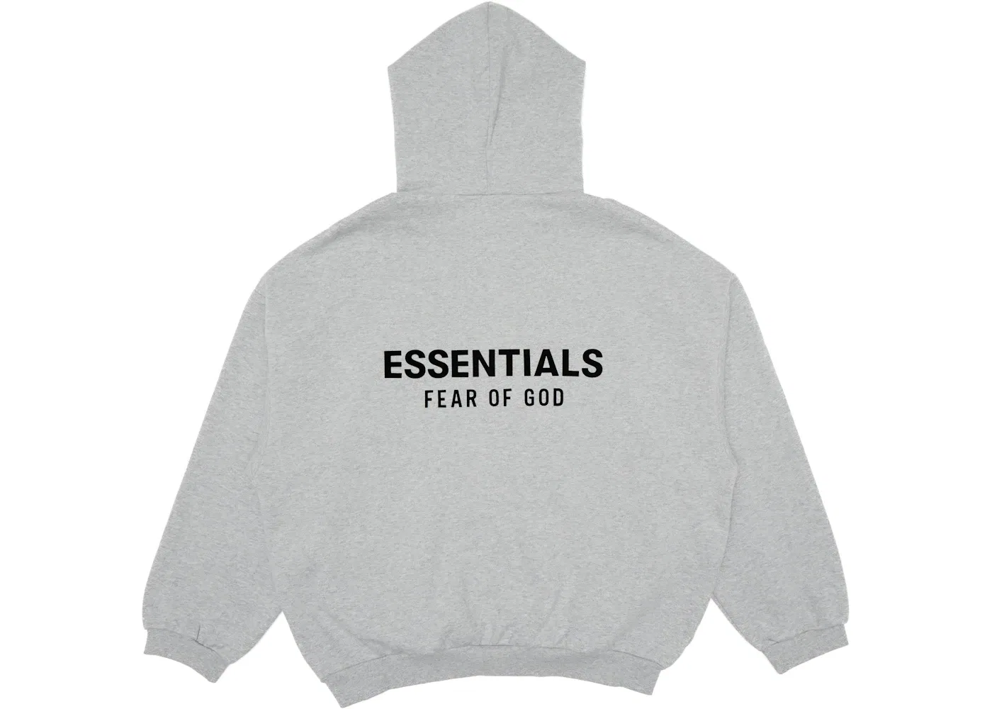 Мужской худи флисовый Fear of God Essentials Hoodie, Light Heather Gray — фото 2