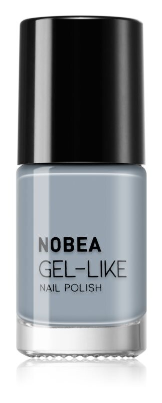 

Лак для ногтей с гелевым эффектом NOBEA Day-to-Day, оттенок Cloudy гrey #N10 6 мл