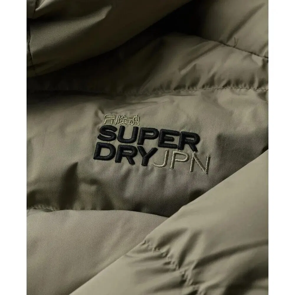 Мужская утепленная куртка Sports Superdry, Green — фото 2