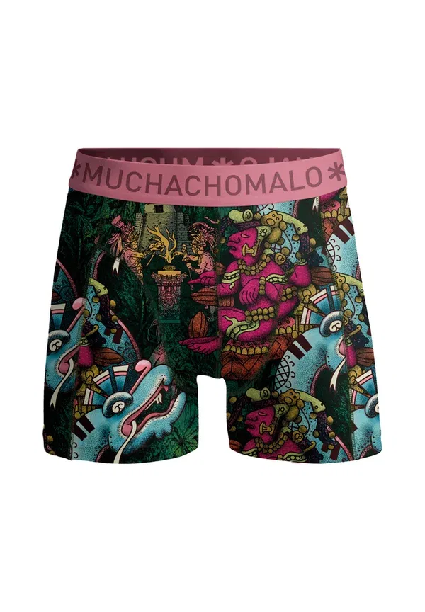 Комплект из 3 боксеров с принтом Animals Muchachomalo, print pink, розовый — фото 3