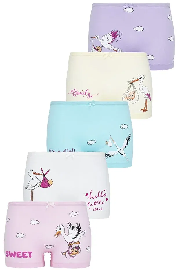 Детские боксеры для девочек с принтом Flying Storks Biyokids, Multicolor