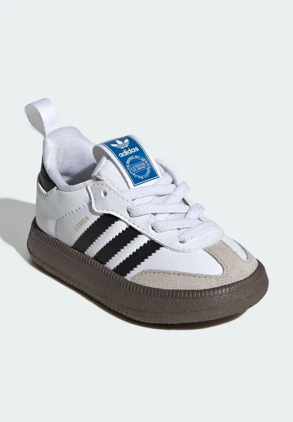 Детские кроссовки Adidas Originals, белый/черный/золотой — фото 2