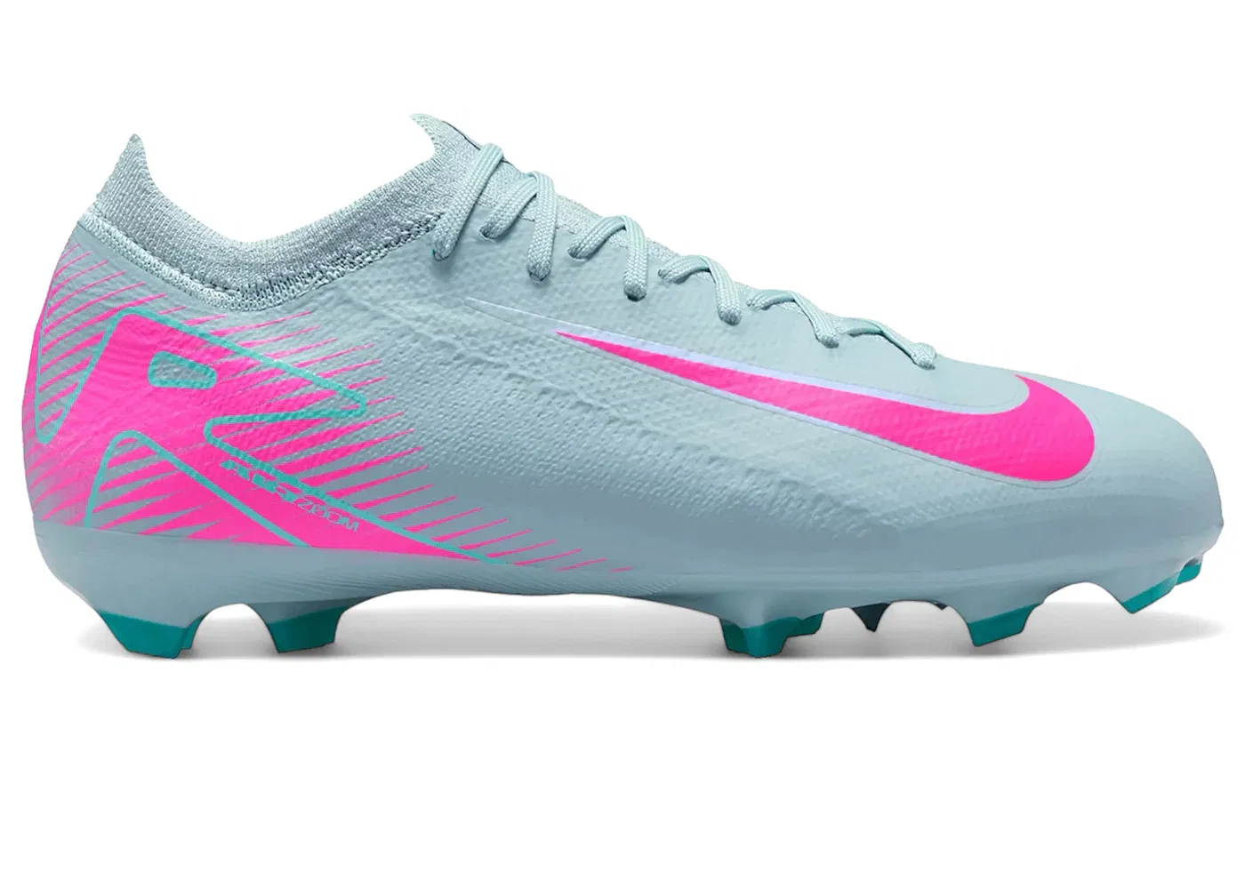 Детские бутсы для футбола с фиксированной подошвой Nike Mercurial Vapor 16 Pro FG Prism Pack, Ocean Cube Pink Blast