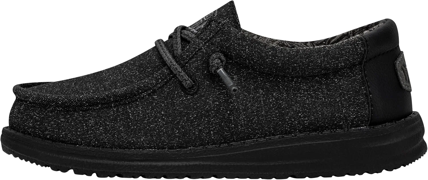 Детские туфли-лоферы для мальчиков Wally Basic HEYDUDE, Black