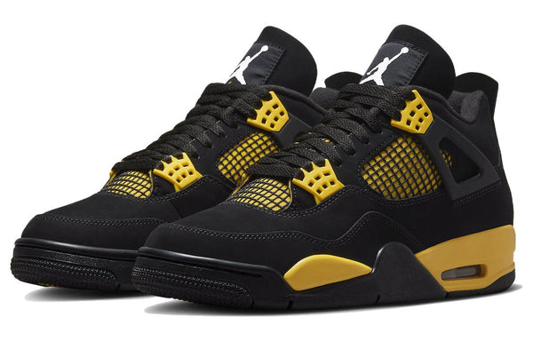 Кроссовки 4 retro 'thunder' Air Jordan, черный — фото 4
