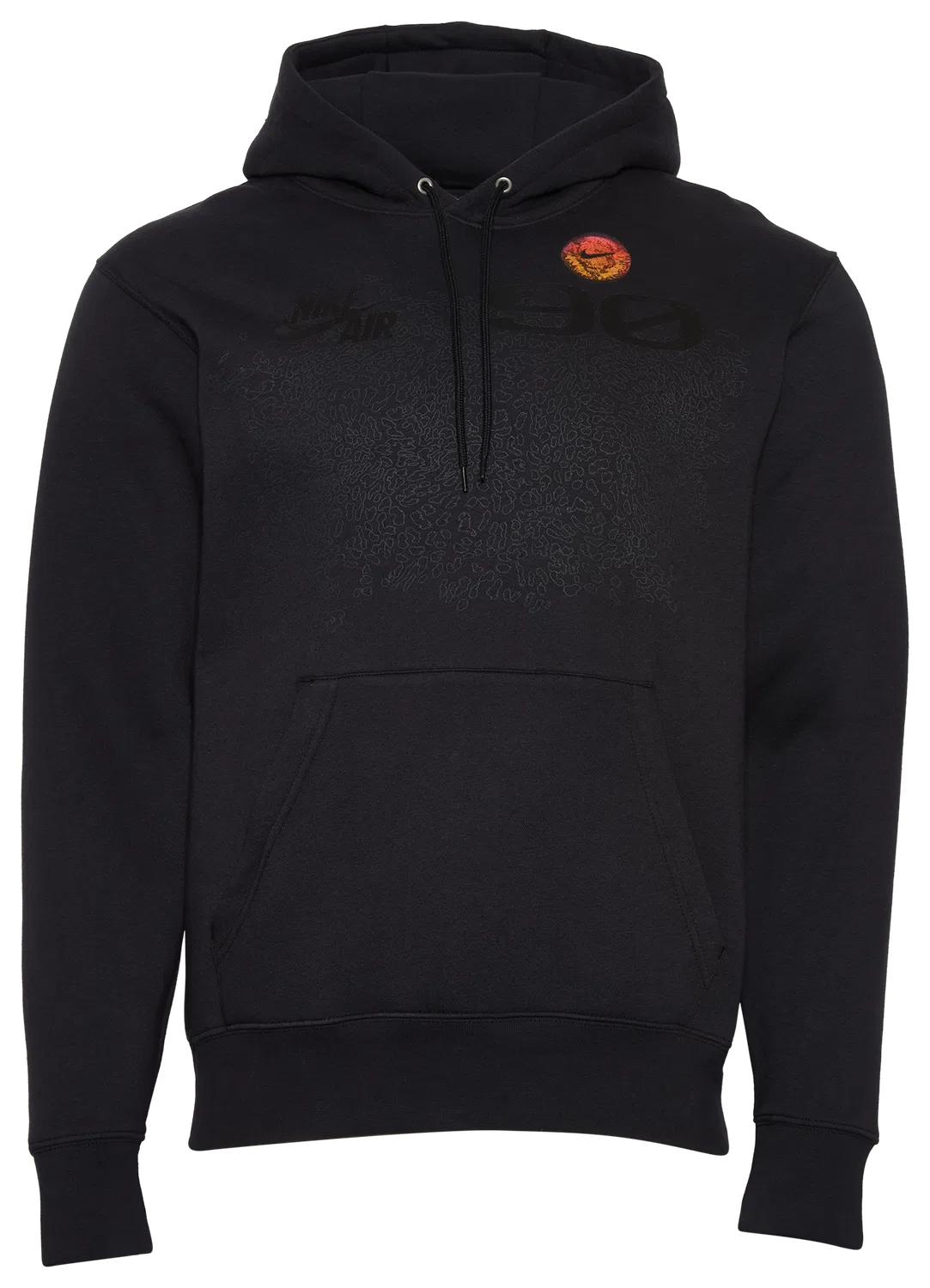 Мужская толстовка с капюшоном на флисе Club Fleece Nike, черный — фото 3