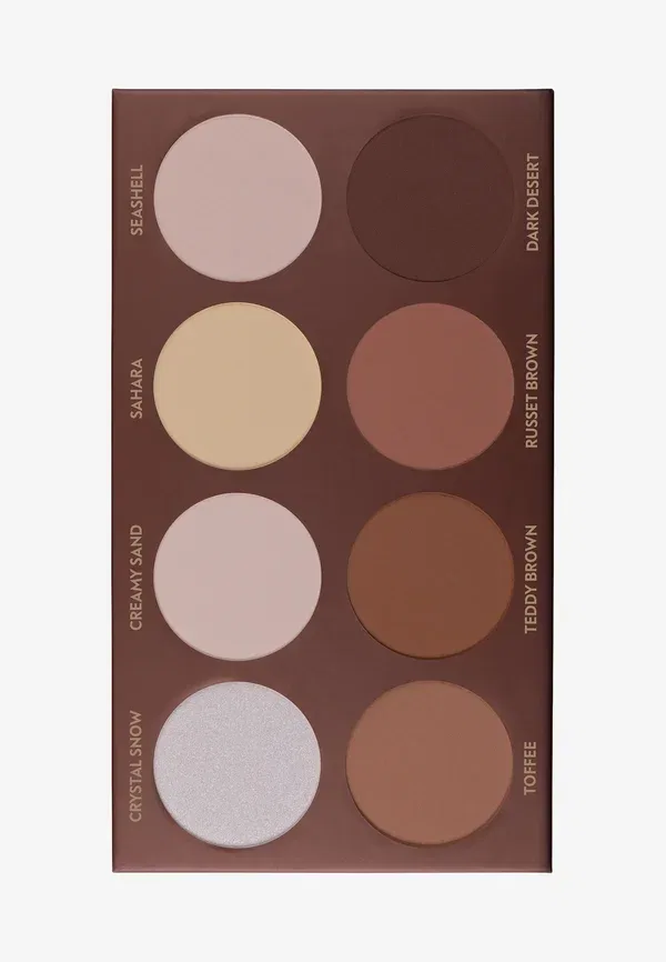 Контурная палетка 8 оттенков Prime Contour Palette Essential Contouring Shades Vol.1 Luvia Cosmetics 26.4 г — фото 4