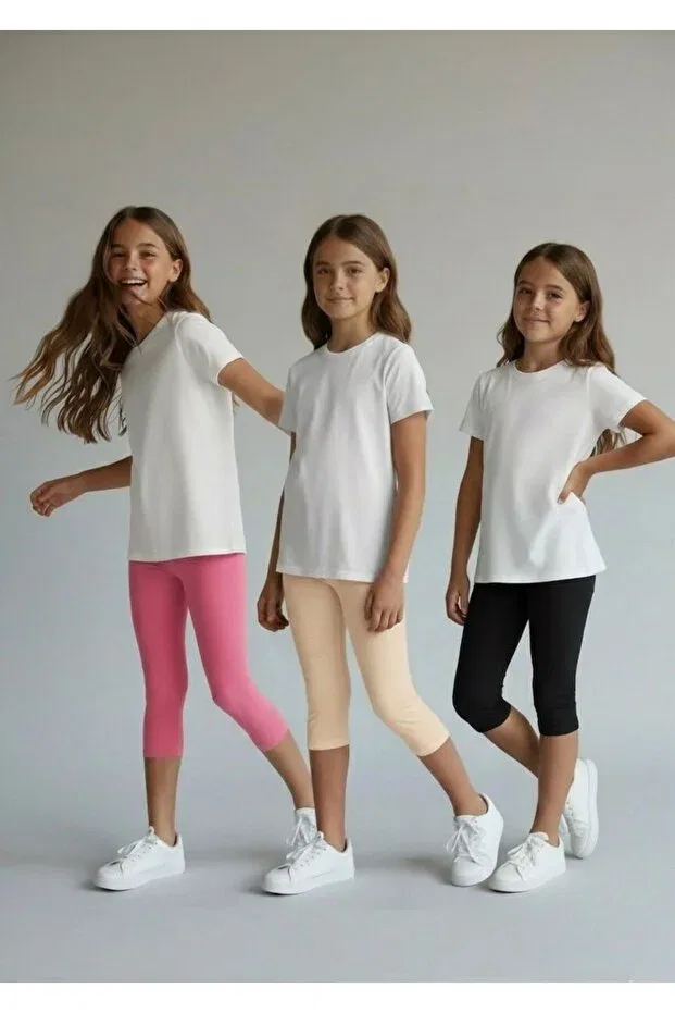 Детский комплект капри-леггинсов 3 шт. Atölye Kids, 2. 3-Piece Capri Leggings Set