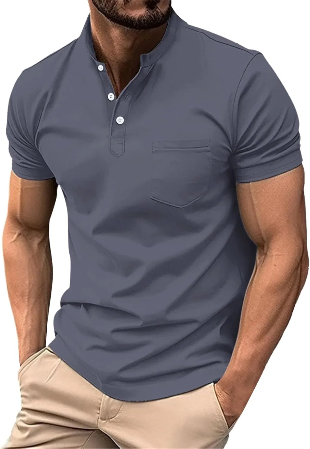 Мужская спортивная футболка с текстурным жаккардом Dry Fit, Grey