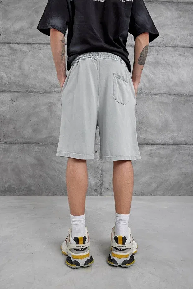 Детские шорты для мальчиков свободного кроя Oversize Nomarc, Gray — фото 3