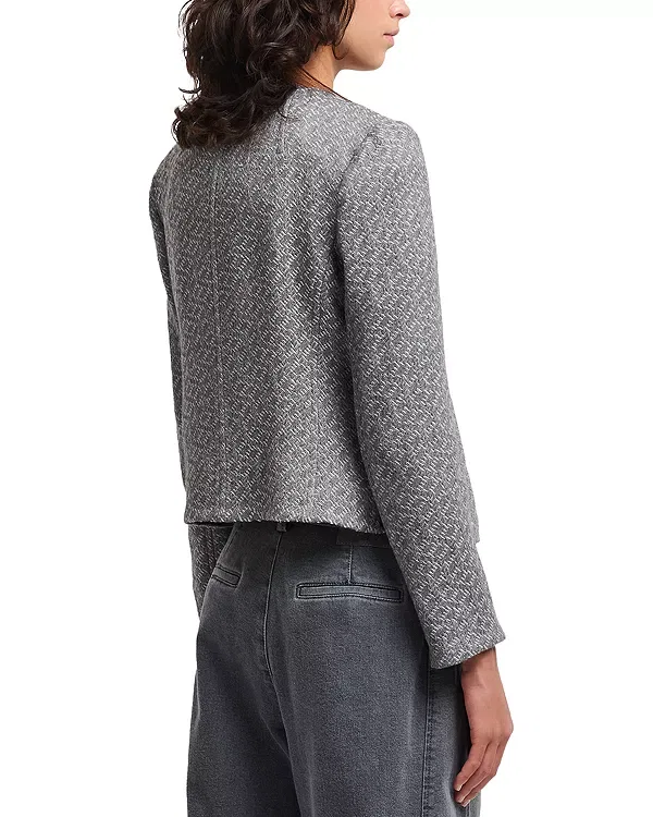 Женская куртка с длинным рукавом Emporio Armani, Grey Melange — фото 3