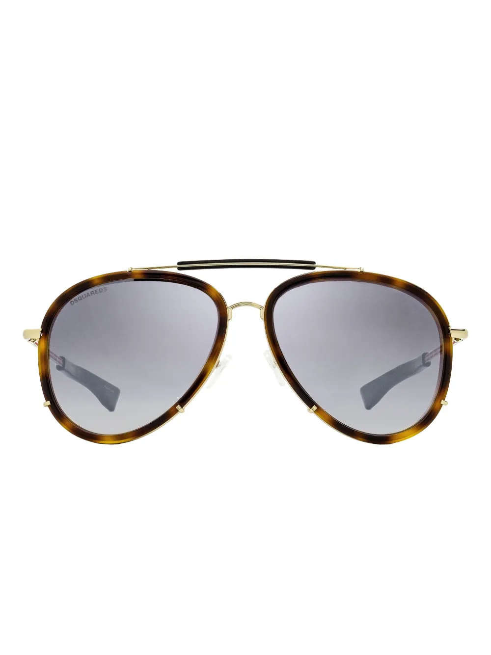

Солнцезащитные очки-пилоты с двойной перемычкой DSQUARED2 EYEWEAR, коричневый