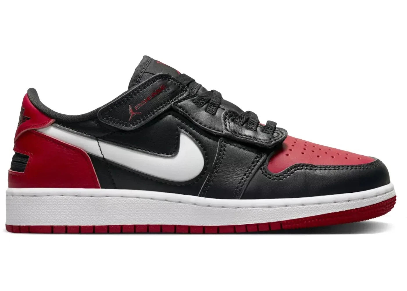 Детские кроссовки Lifestyle с технологией Flyease Jordan 1 Low Flyease Jordan, Black/White/Gym Red