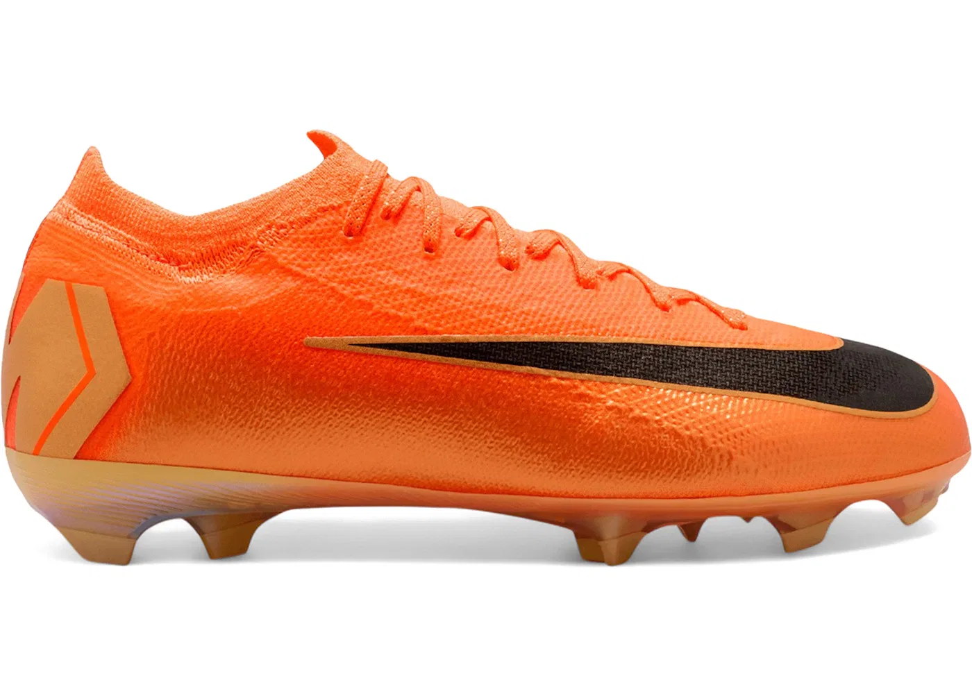 Детские бутсы с шипами Nike Zoom Mercurial Vapor 16 Pro FG Déjà Vu Nike, Total Orange/Metallic Vivid Gold
