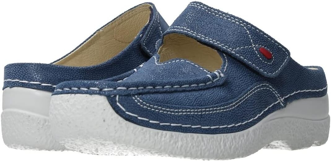 

Сабо Wolky Roll Slipper, цвет Denim Caviar