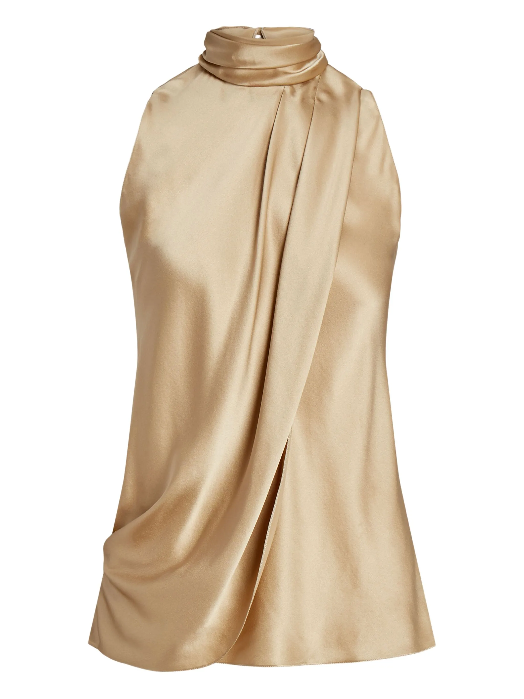 

Драпированный топ с бантом Ralph Lauren Collection, нейтральный