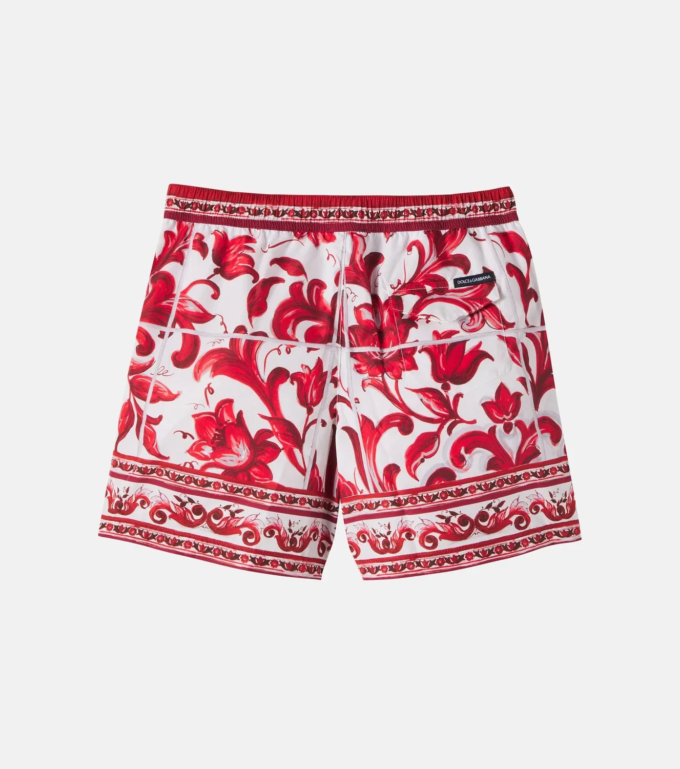 Плавки с эластичным поясом Dolce&Gabbana Kids, красный — фото 3