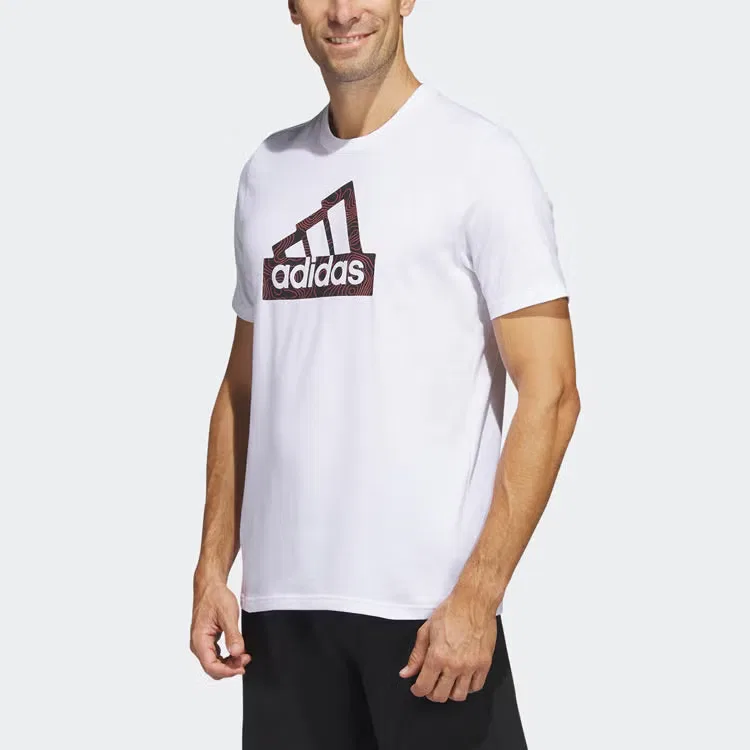 Футболка с принтом City Escape Adidas, белый — фото 2