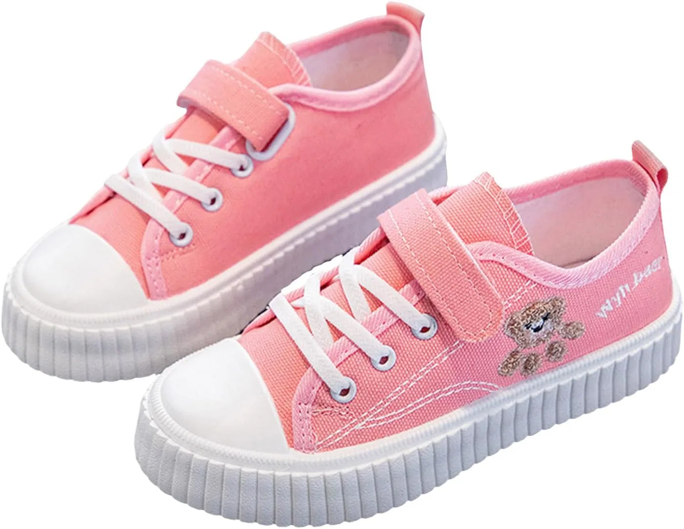 Детские кеды для девочек с принтом IWIHMIV, Pink