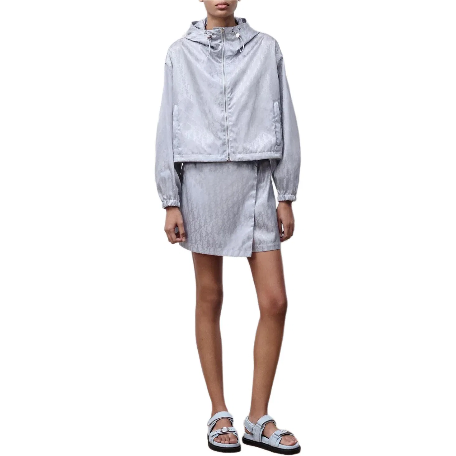 Юбка Casual Short Skirts, летняя, DIOR, Gray — фото 3