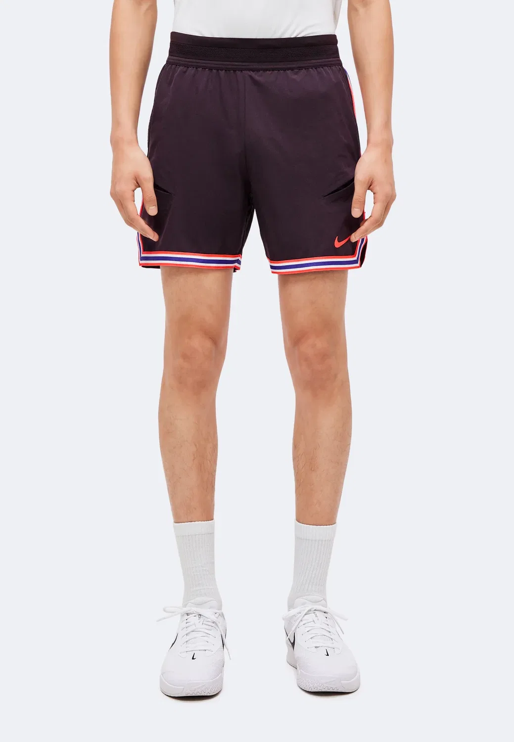 Слэм - спортивные шорты Nike Performance, Burgundy Ash/Bright Crimson