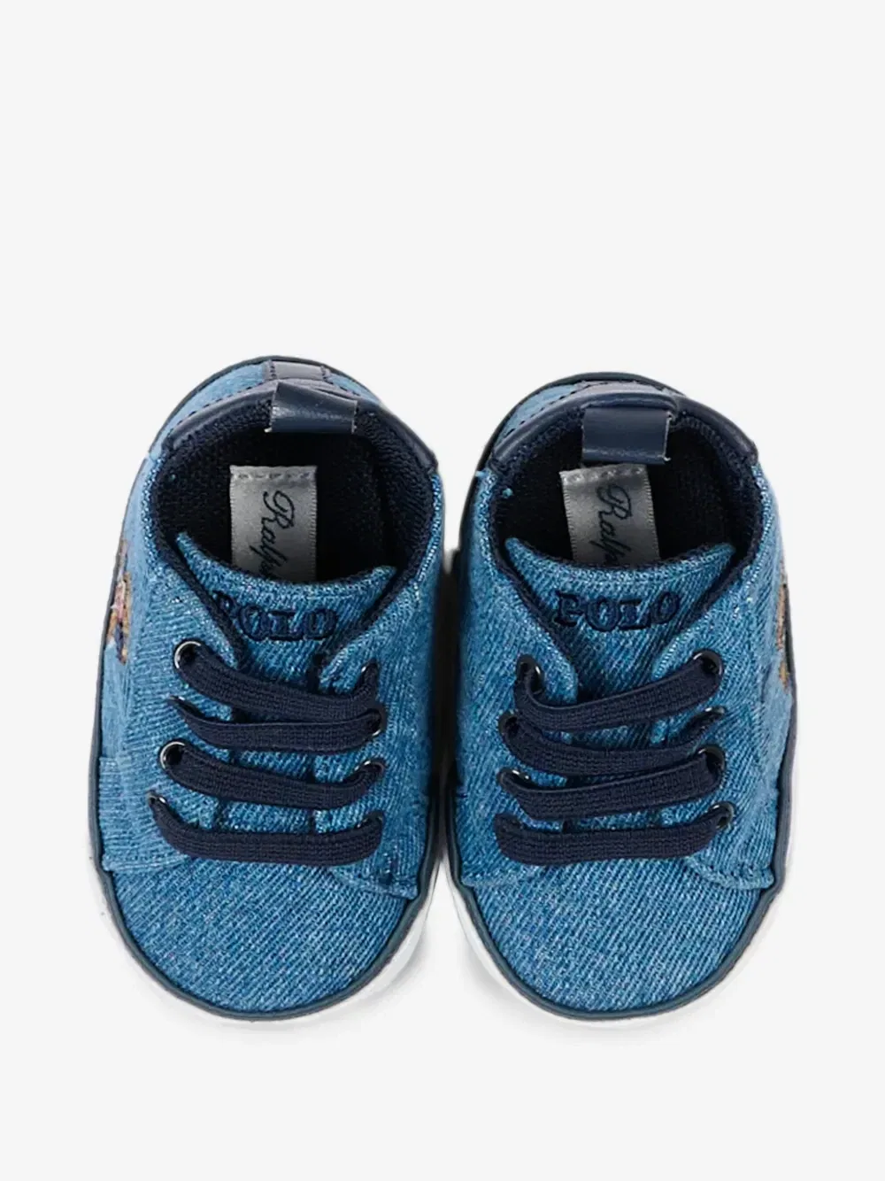 Кроссовки с закругленным носком POLO RALPH LAUREN KIDS, синий — фото 4
