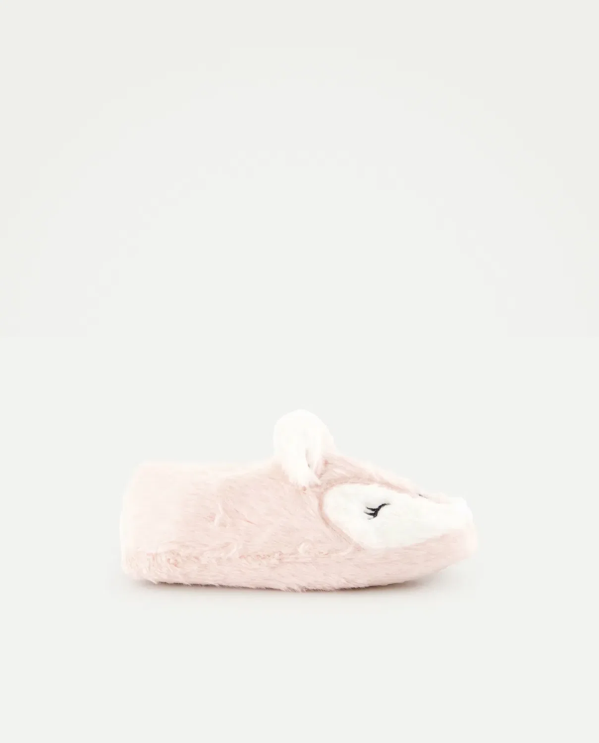 Детские закрытые тапочки для девочек с мехом Kids El Corte Inglés, Rosa Claro