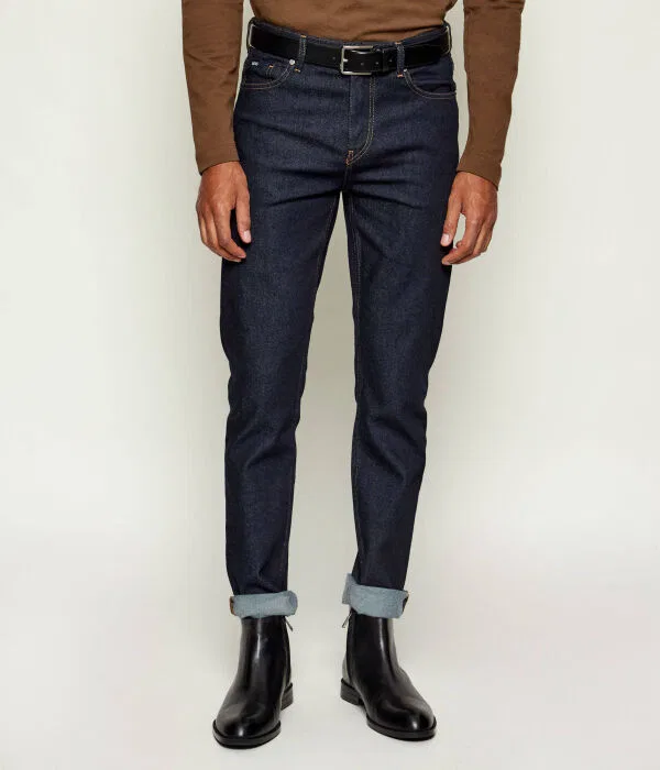 Мужские джинсы Slim Fit Delaware BOSS, Blu Marino