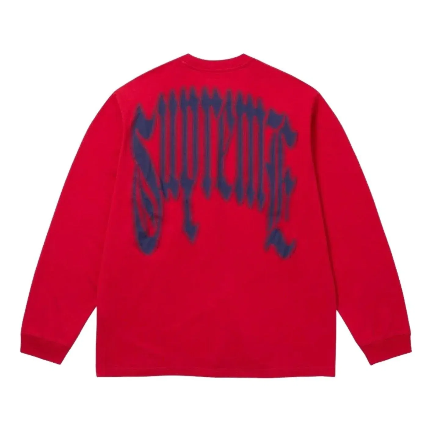 Мужская футболка FW26 Intarsia L/S T-Shirt 'Red' Supreme, красный