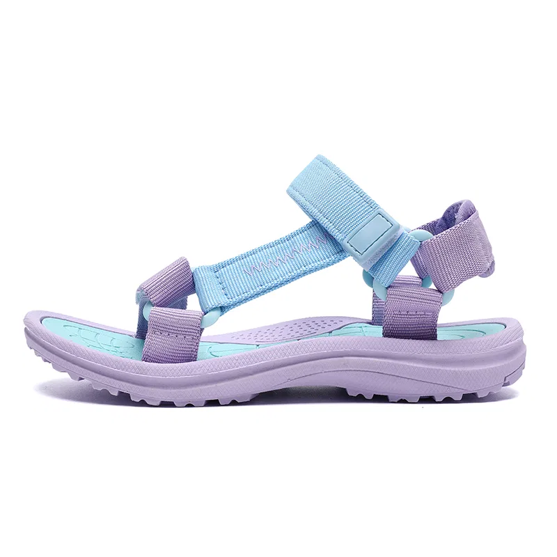 Детские сандалии для девочек из полиэстера VENICEW, Purple