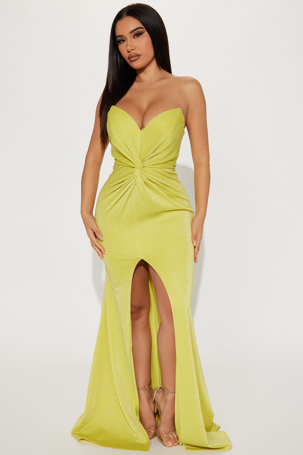 

Платье Fashion Nova MF21753, желтый