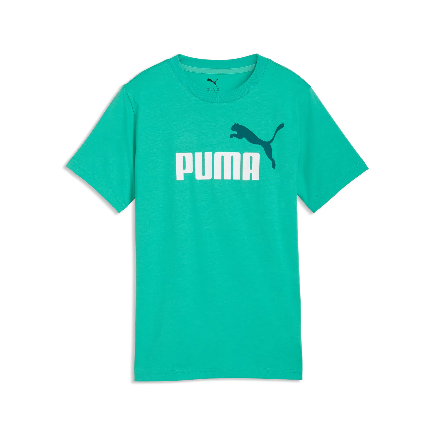 Футболка Детская с круглым вырезом PUMA, зеленый