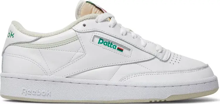 

Кроссовки patta x club c 85 'white cool sage' Reebok, белый