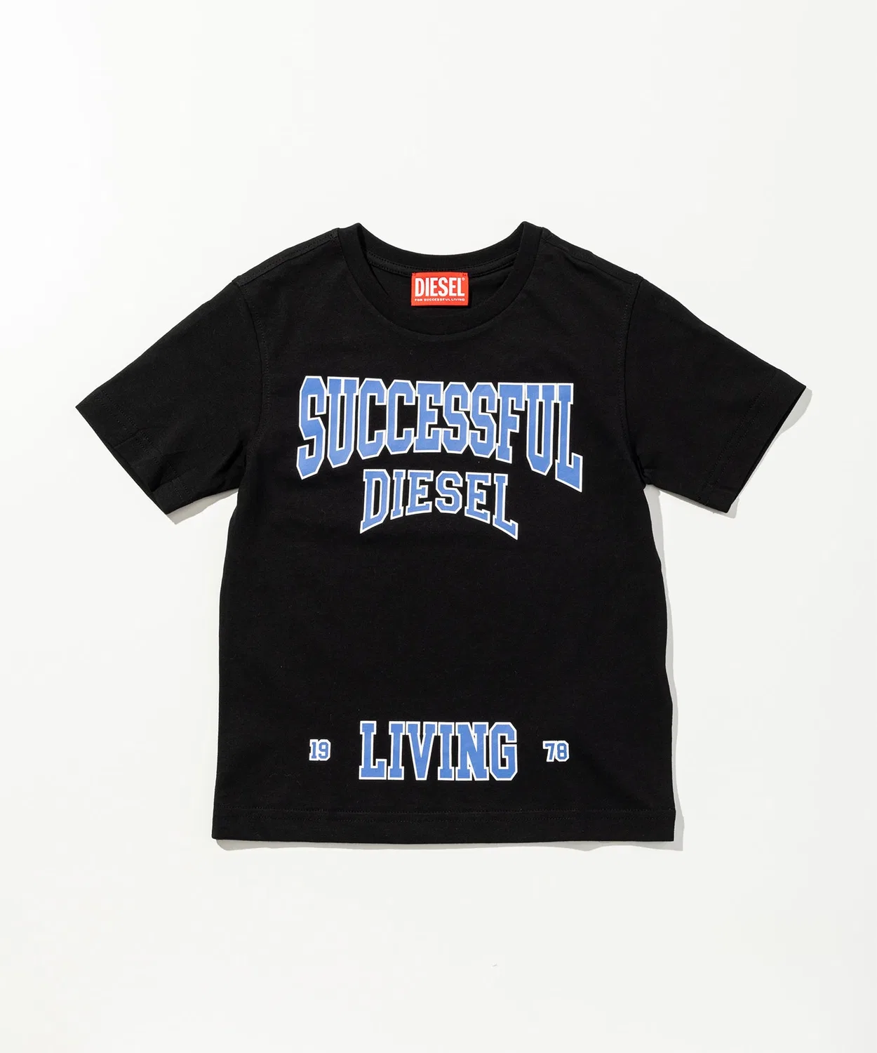 Детская футболка с коротким рукавом и брендовым логотипом DIESEL KIDS, Black
