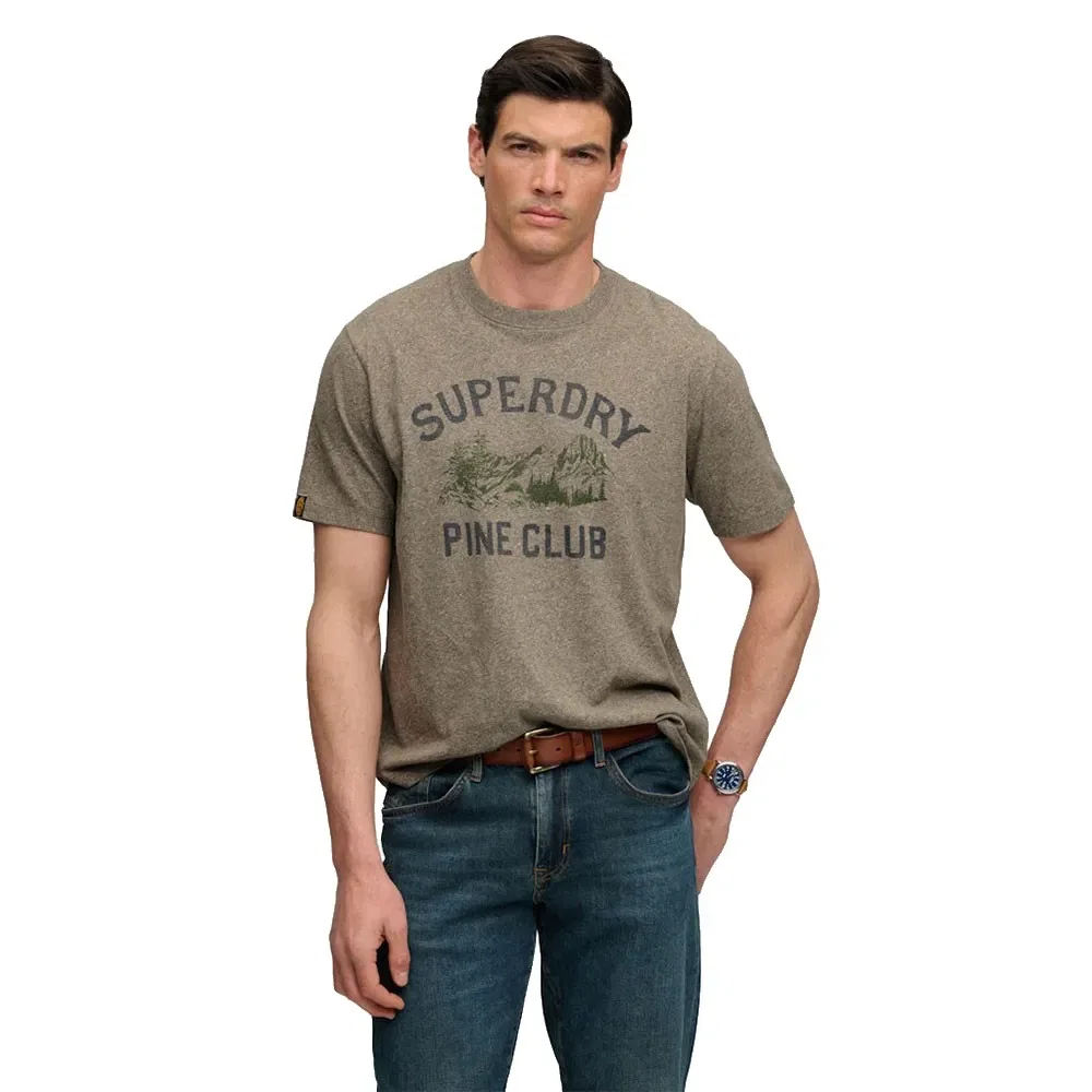 Мужская футболка с принтом Wild Frontier Superdry, Green