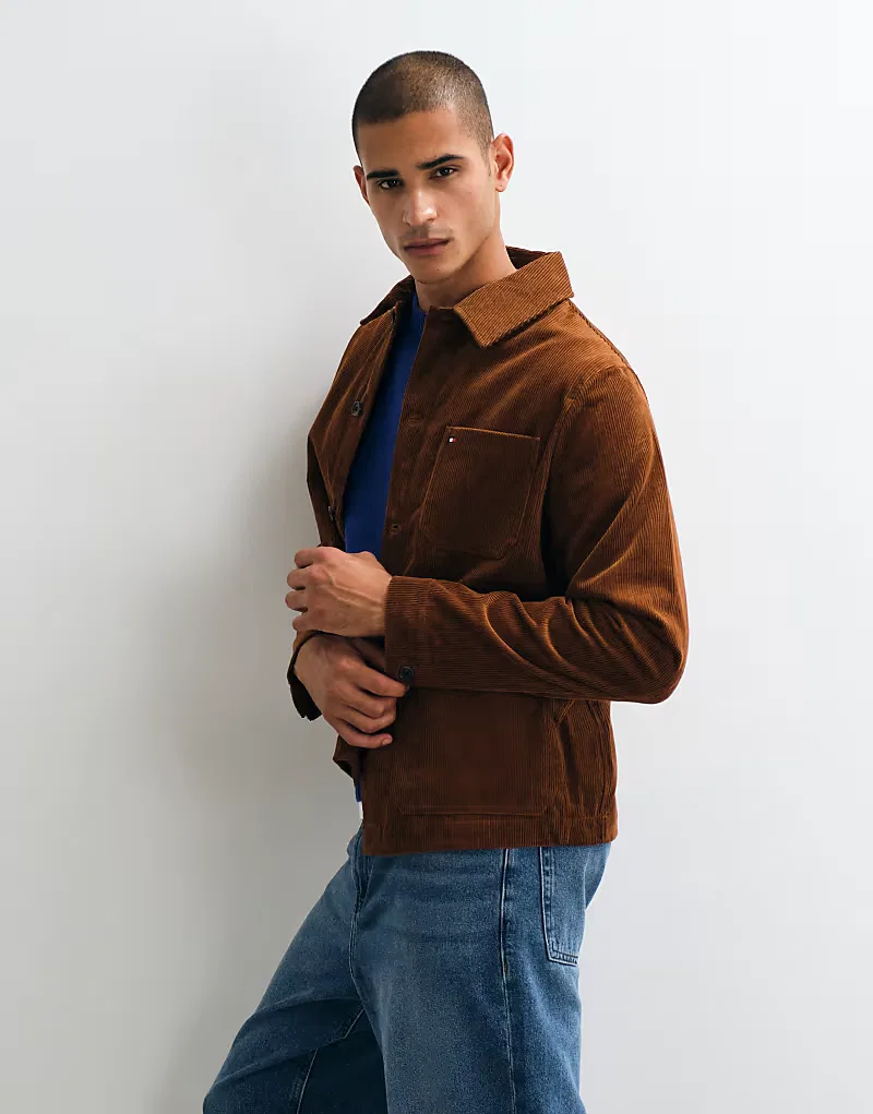 Куртка chore кордовая Tommy Hilfiger, Tan — фото 3