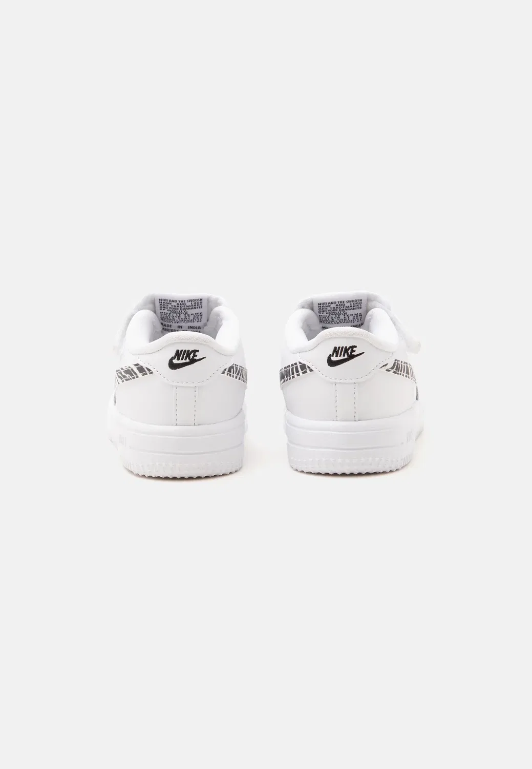 Кроссовки Force 1 с низким принтом, унисекс Nike Sportswear, White/Black — фото 3