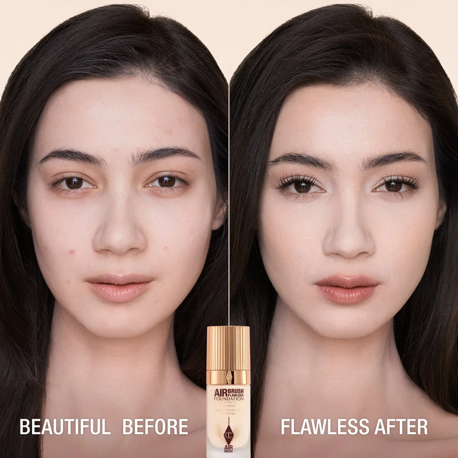 Тональный крем Charlotte Tilbury Airbrush Flawless Foundation, 30 мл, 1 Cool — фото 2