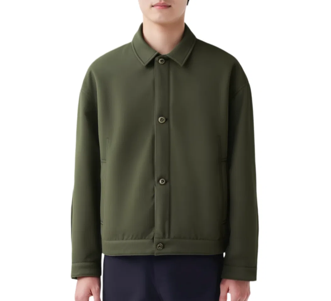 Мужская куртка Khaki ZARA, Хаки — фото 4
