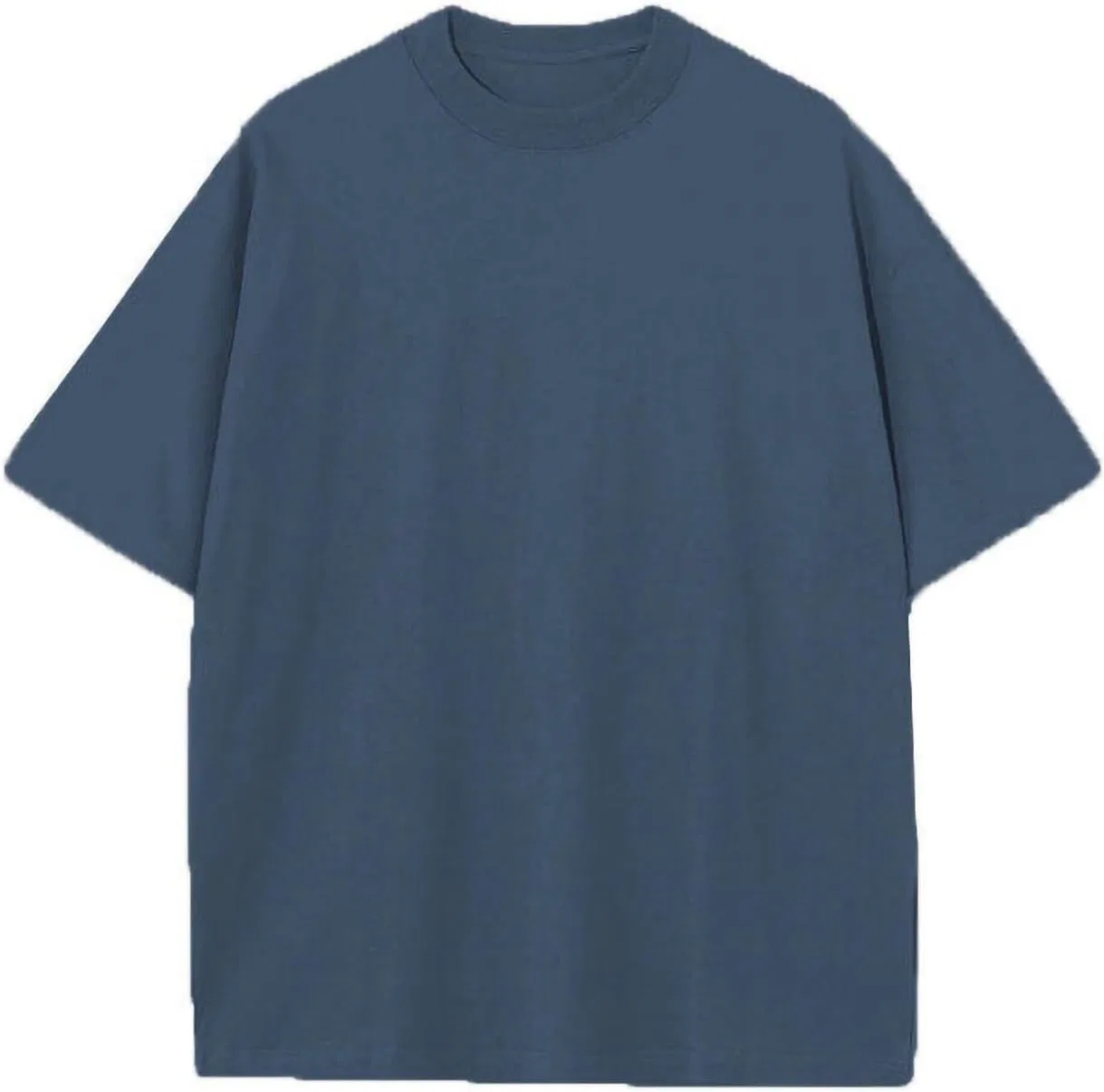 Мужская футболка с круглым вырезом из мягкого хлопка Athletic Slim Fit, Blue — фото 4