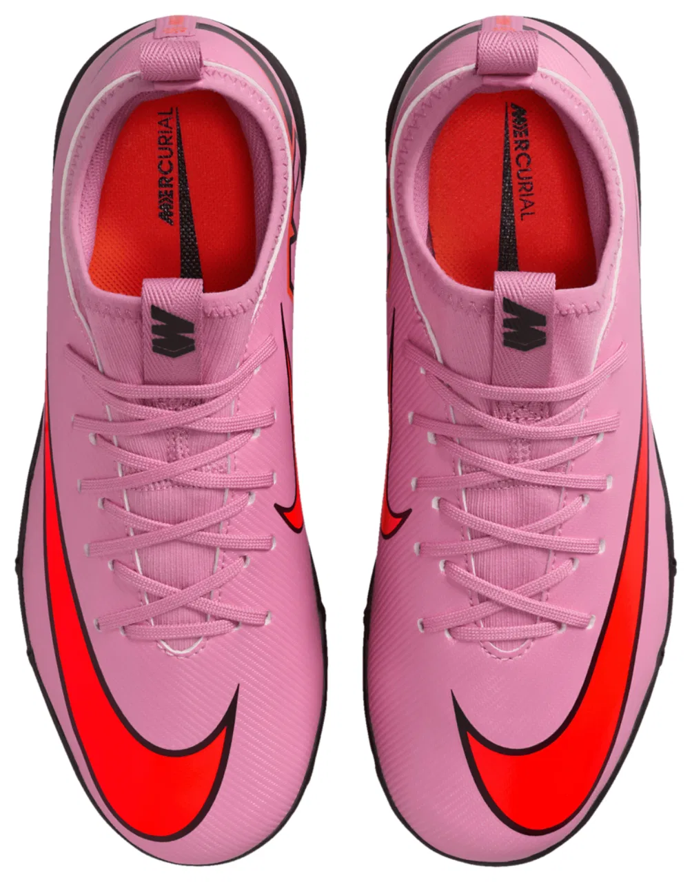 Футбольные бутсы для мальчиков Zoom Vapor 16 Academy Nike, цвет Total Crimson/Magic Flamingo/Black — фото 4