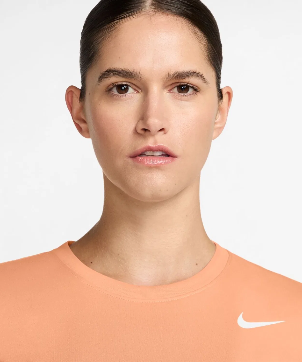 Женская футболка с коротким рукавом Nike Dri-FIT, Salmon Pink — фото 4
