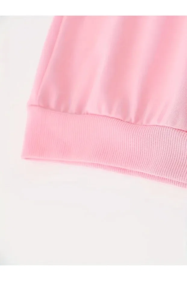 Детские свитшот для девочек с принтом We Are Bears Let'S Wear, Pink — фото 4