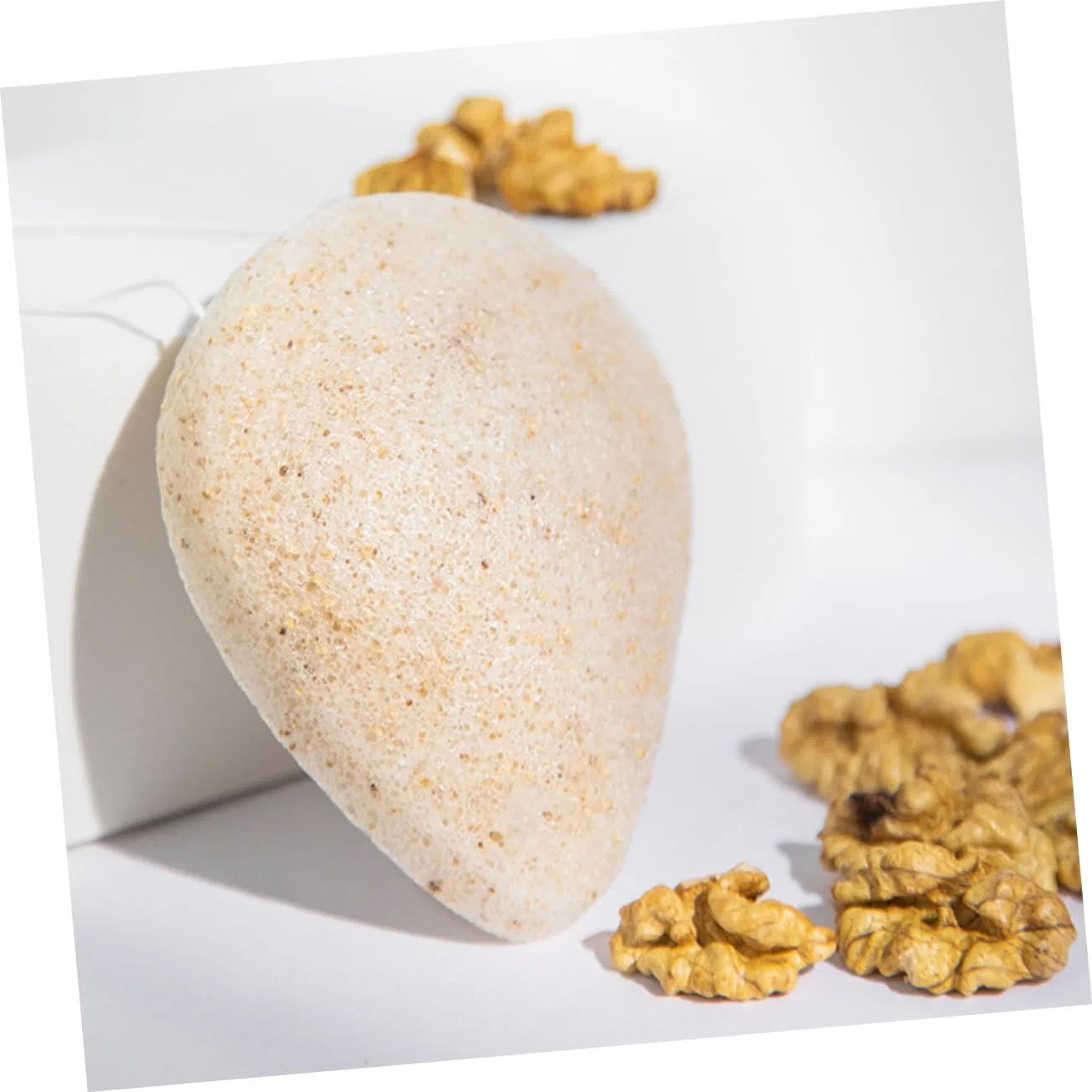 Спонж для лица Konjac, 2 шт, LIFKOME, 8x6x4 см, Beige — фото 3