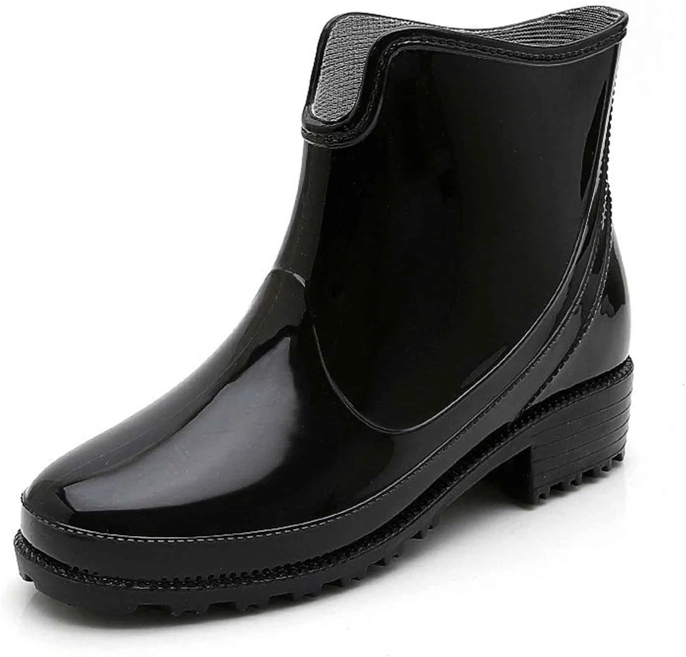 Резиновые сапоги до щиколотки водонепроницаемые Bastwahl A09 Black — фото 2