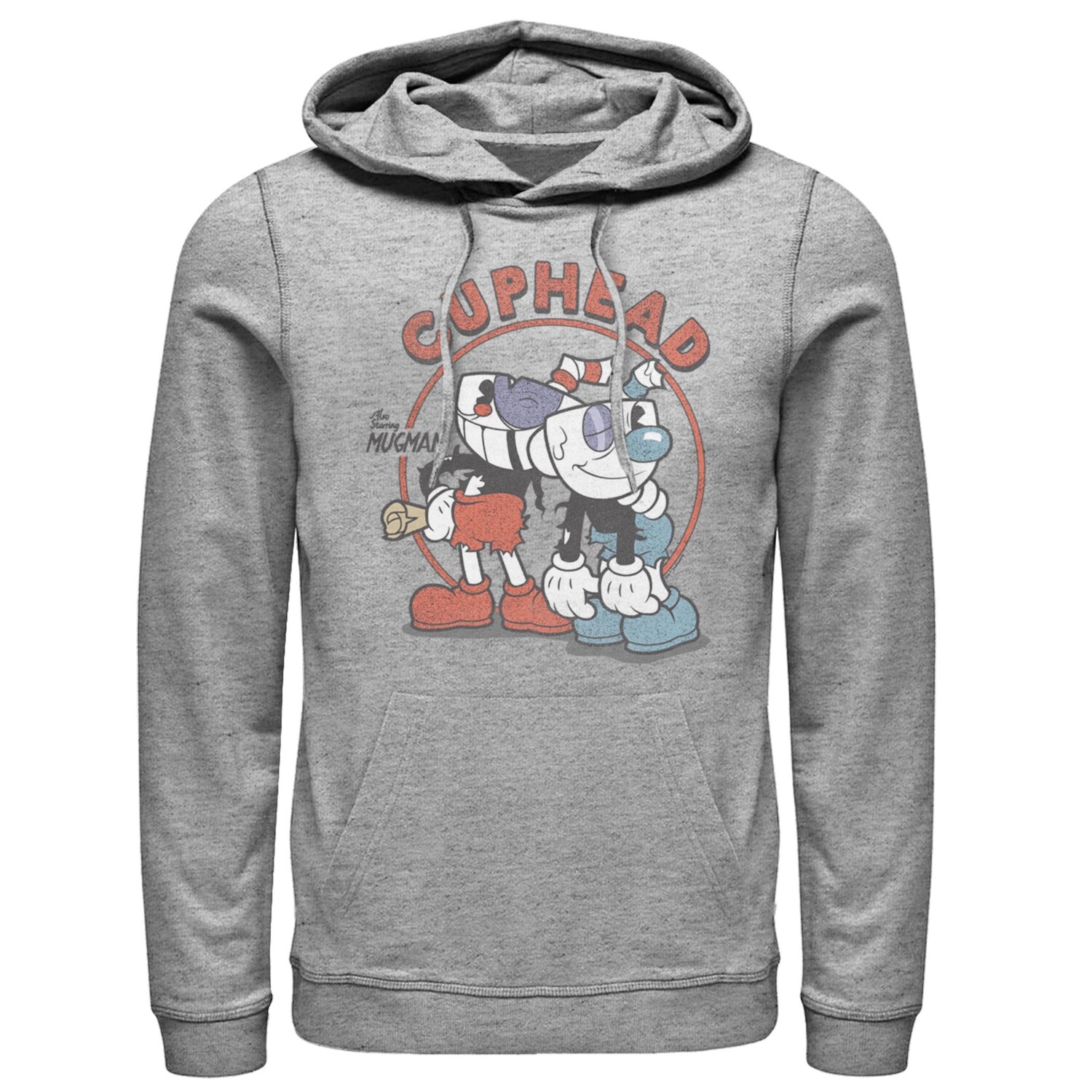 

Мужской пуловер с капюшоном Cuphead Bros. Licensed Character