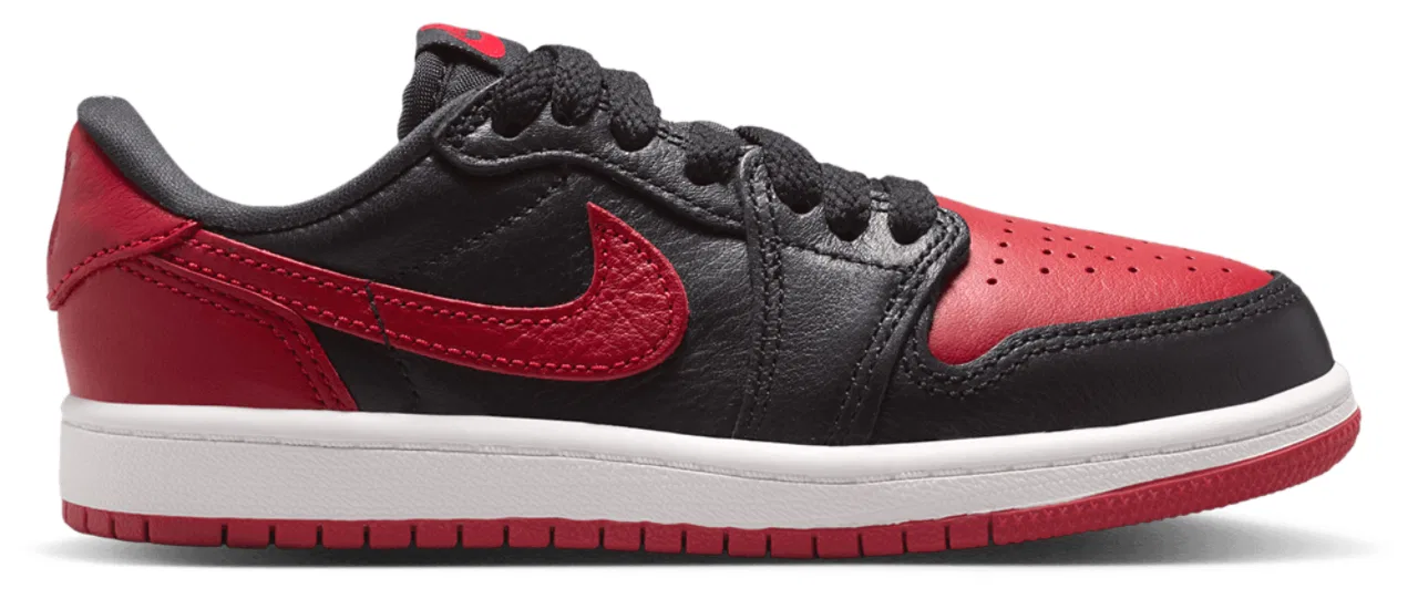 Кроссовки для мальчиков Jordan Retro 1 Low OG, цвет Varsity Red/Summit White/Black